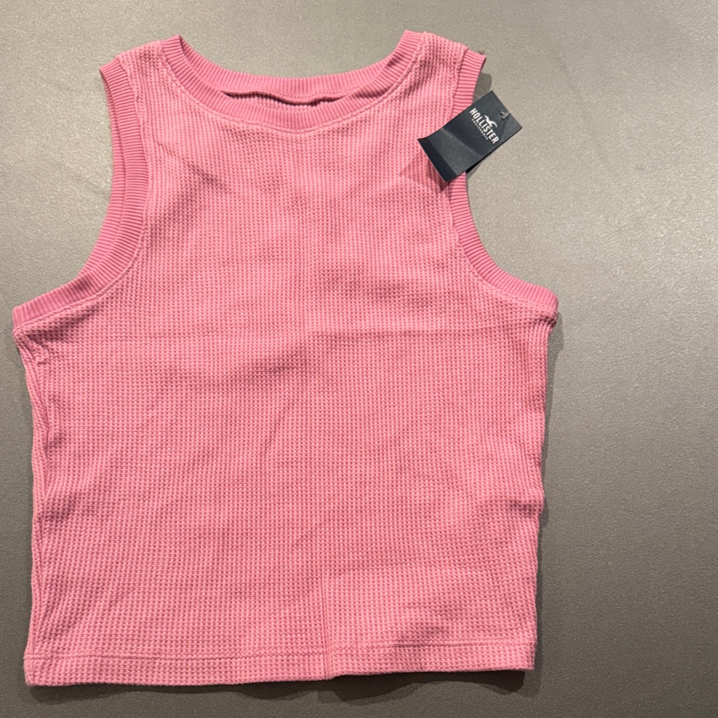 Hollister Pink Textured Top